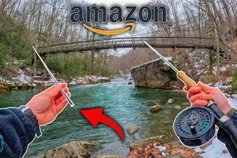 AMAZON FLY FISHING CHALLENGE (FAIL) || Streamer Fly Fishing for Beginners!
