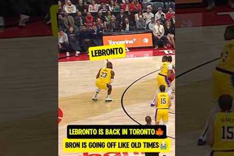 They said LeBron owns Toronto😭