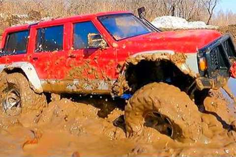 Epic RC Cars Water Crossing! Nissan Patrol &amp; Mercedes G500 in Extreme Off-Road Action!