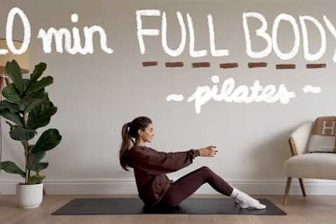 10MIN full body pilates workout (no equipment) | LIDIAVMERA