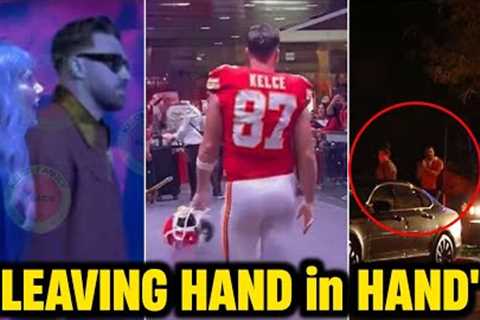 1 Minute Ago Travis Kelce LEAVES Arrowhead Stadium with Taylor Swift in Rolls Royce after Chiefs Win