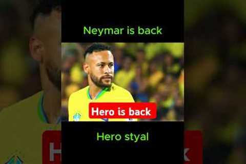 Neymar jr  is back.world cup#for you #trending #youtubeshorts @BestFootballShortsBFS