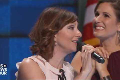 Broadway stars perform 'What the World Needs Now Is Love' at 2016 Democratic National Convention