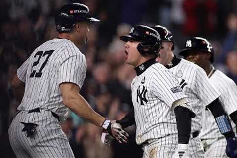 GRAND SLAM!! Anthony Volpe gives the Yankees THE LEAD in World Series Game 4!