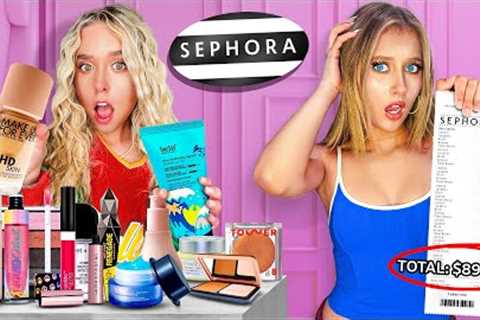 SURPRISING MY BEST FRIEND WITH A SEPHORA SHOPPING SPREE! **No Budget**