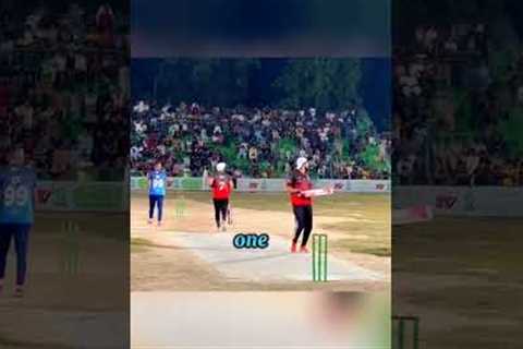 6 boll and 21 runs for TM Big fight #cricket #popular #trending #sports