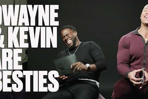 10 Minutes Of The Rock And Kevin Hart Making Each Other Laugh | @LADbible