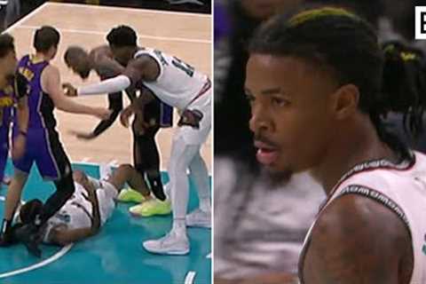 LeBron James Does 'Too Small' on Ja Morant, Then Ja Gets a Tech for Pushing LeBron