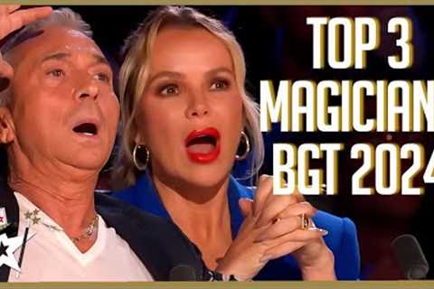 TOP 3 BEST MAGICIANS 2024 - Britain's Got Talent!