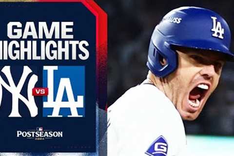 Yankees vs. Dodgers World Series Game 1 Highlights (10/25/24) | MLB Highlights