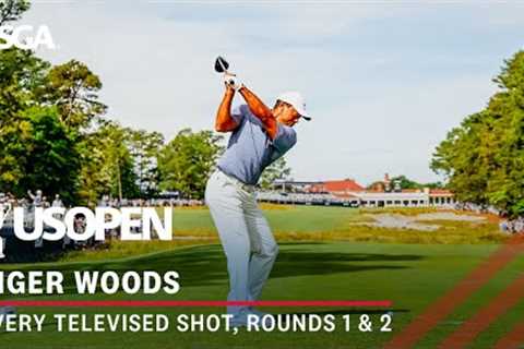 2024 U.S. Open Highlights: Tiger Woods | Every Televised Shot