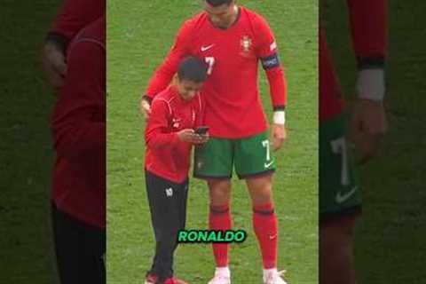 Messi Son is a fan of Ronaldo 😳🥶