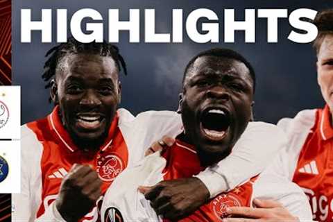 WHAT A NIGHT IN AMSTERDAM! ❤️ | Highlights Ajax - Maccabi Tel Aviv | Europa League