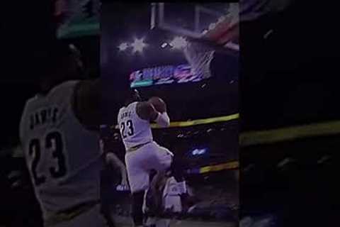 Old lebron James🥶 #nba #sportsedit #lebronjames #dunk #shortsviral #funny #fyp #edit