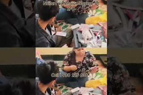 Admission for advance Nailart extension course #best #ifd #trending #training #career #school #reels