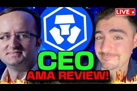 CRO Coin EXPLODES After Crypto.com CEO Kris AMA! (Cronos ETF and MORE!)