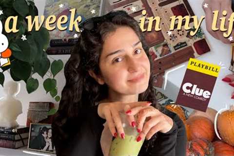 a week in my life🧣| shopping for room decor, cozy hobbies, &amp; halloween