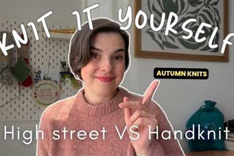 5 Fall knitting patterns to hack high street garments | Moving Stitches Knitting Podcast