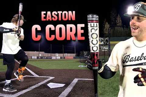 Hitting with a 1990s Easton C-CORE | Baseball Bat Bros