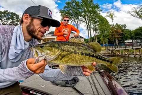 We Should Have Been DQ'd!! Fishing For the WIN At Lake Norman (fall bass fishing)