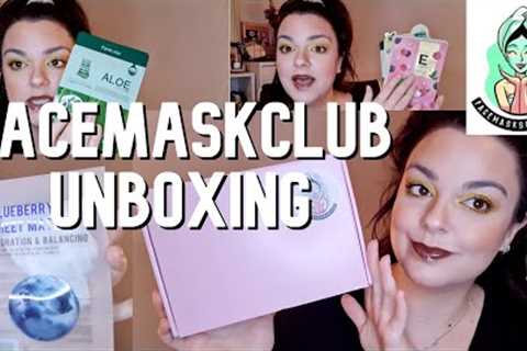 Face Mask Club Unboxing | Sheet Mask Subscription Box | First Impressions