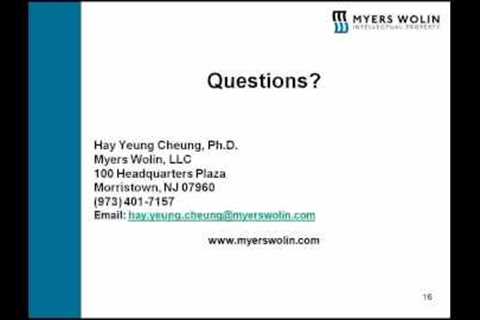 Career Alternatives for Physicists: Patent Law