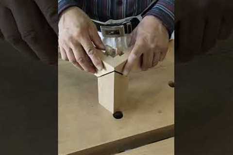 Unlocking the Secrets of Strong Wood Joints (No Nails Needed!) #shorts #carpentry #joinery