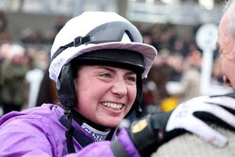 Bryony Frost sparkles on flying British return - and look at those celebrations! 😃