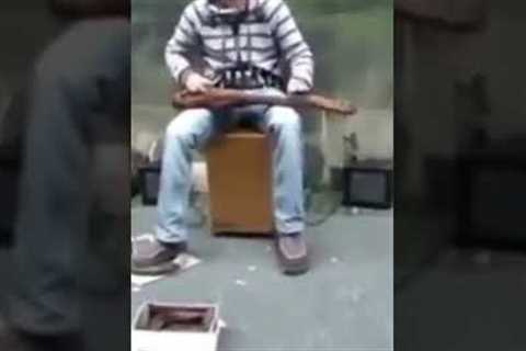 Street Musician life Performance what a surprise 🎸 and good music #shorts