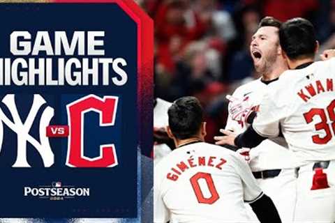 Guardians vs. Yankees ALCS Game 3 Highlights (10/17/24) | MLB Highlights