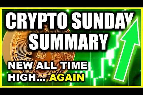 BITCOIN HITS NEW ALL TIME HIGH AGAIN - Crypto Sunday Summary - 10 November 2024