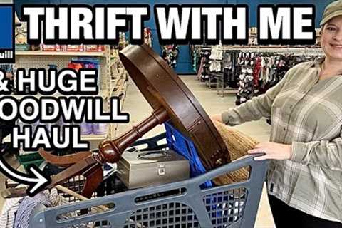 I HIT THE JACKPOT THRIFTING GOODWILL * THRIFT HAUL * THRIFT WITH ME * THRIFT SHOPPING FUN!