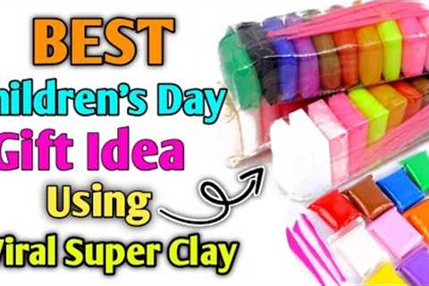 Children's Day Gift Idea Using Clay / Handmade Children's Day Gift Ideas / Birthday Gift idea simple