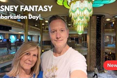 Disney Cruise Line Vlog | Disney Fantasy | Embarkation Day | Enchanted Garden Sept 2024