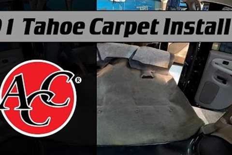 ACC Carpet install in a 2001 Tahoe