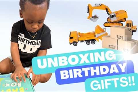 Unboxing Birthday Gifts: Baby Boy’s 1st Birthday Gift Haul! #milestone #baby #gifts