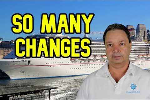 HUNDREDS OF CRUISES HAVE PORTS TIMES CHANGED