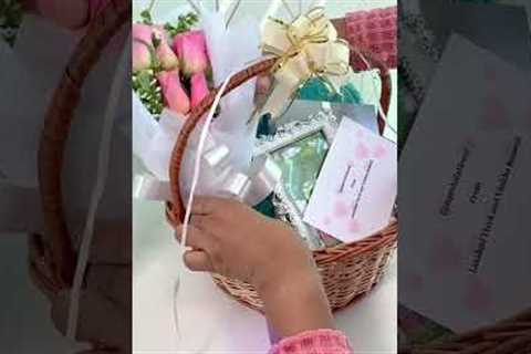 Customized Wedding Gift Hamper | Wedding Gifts Basket |  wedding gift packing ideas