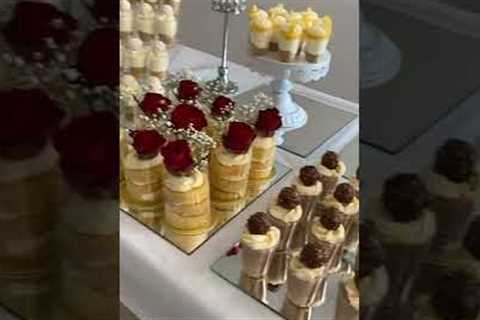 wedding dessert table/wedding desserts/party appetizers
