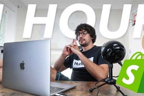 I built a profitable Shopify store in 1 hour 👀