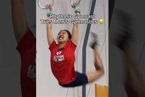 She’s never put chalk on 😂 @elenashinohara #gymnast #gymnatics #sports #fail #fails #calisthenics