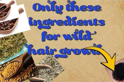 Your hair will never stop growing-Wild growth hair spray-hair spray for hair growth at home
