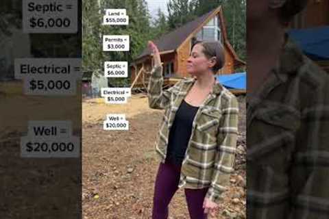 Cost to build your own house #cabinbuild #buildingahouse  #selfbuild #couplebuildshouse