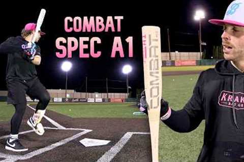 Hitting with the 2025 Combat Spec A1 Sandstorm | BBCOR Baseball Bat Review