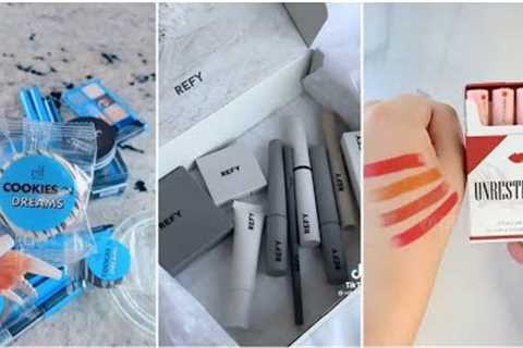 [ASMR] satisfying unboxing makeup 💄 skincare product • tiktok compilation