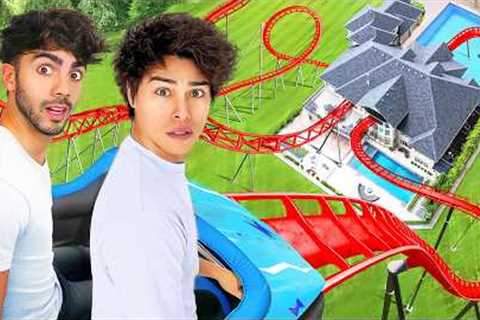 I Built a ROLLERCOASTER In My House!