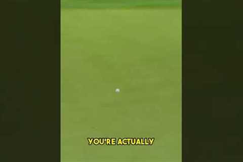 Almost the craziest golf shot ever.. #shorts #goodgood