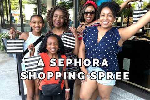 NO BUDGET 🤑 Sephora Shopping Spree w/ Tweens