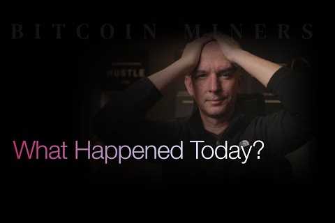 What happened today with the Bitcoin Miners? Bitfarms &amp; Hive Q3 Results! Q&amp;A!