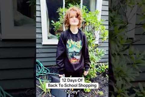 Back To School Shopping With Zoey 🥳😁🥰 #shorts